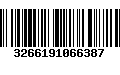 Código de Barras 3266191066387