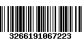 Código de Barras 3266191067223