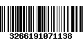 Código de Barras 3266191071138