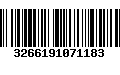 Código de Barras 3266191071183