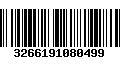 Código de Barras 3266191080499