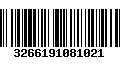 Código de Barras 3266191081021