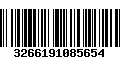 Código de Barras 3266191085654