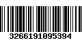 Código de Barras 3266191095394