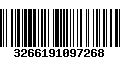 Código de Barras 3266191097268