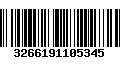 Código de Barras 3266191105345