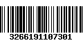 Código de Barras 3266191107301