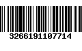 Código de Barras 3266191107714