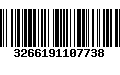 Código de Barras 3266191107738