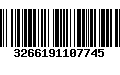 Código de Barras 3266191107745