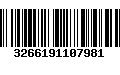 Código de Barras 3266191107981