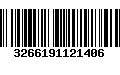 Código de Barras 3266191121406