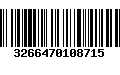 Código de Barras 3266470108715