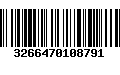 Código de Barras 3266470108791