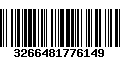 Código de Barras 3266481776149