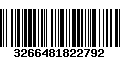 Código de Barras 3266481822792