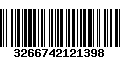 Código de Barras 3266742121398