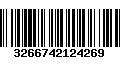 Código de Barras 3266742124269