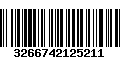 Código de Barras 3266742125211