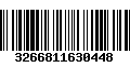 Código de Barras 3266811630448