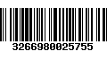 Código de Barras 3266980025755