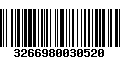 Código de Barras 3266980030520