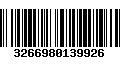 Código de Barras 3266980139926