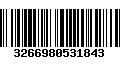 Código de Barras 3266980531843