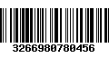 Código de Barras 3266980780456