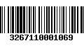 Código de Barras 3267110001069