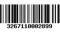 Código de Barras 3267110002899