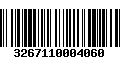 Código de Barras 3267110004060