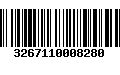 Código de Barras 3267110008280