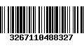 Código de Barras 3267110488327