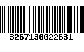 Código de Barras 3267130022631