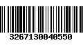 Código de Barras 3267130040550