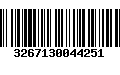 Código de Barras 3267130044251