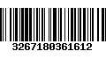 Código de Barras 3267180361612