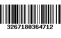 Código de Barras 3267180364712