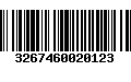 Código de Barras 3267460020123