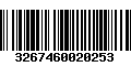 Código de Barras 3267460020253