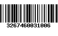 Código de Barras 3267460031006