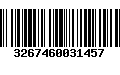 Código de Barras 3267460031457