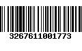 Código de Barras 3267611001773