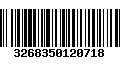 Código de Barras 3268350120718