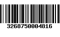 Código de Barras 3268750004816