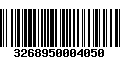 Código de Barras 3268950004050