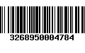 Código de Barras 3268950004784