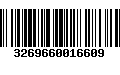 Código de Barras 3269660016609