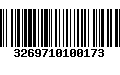 Código de Barras 3269710100173